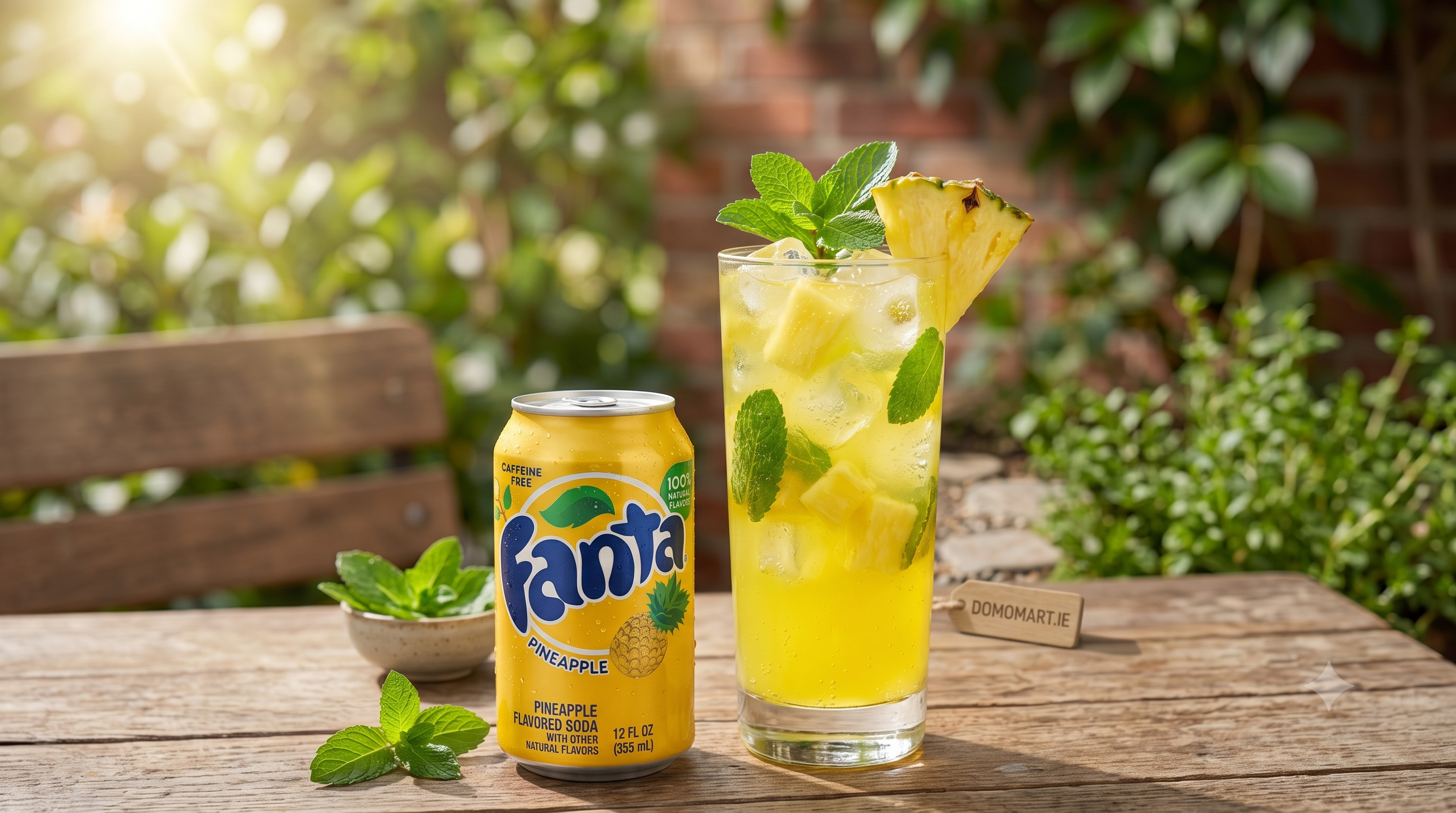 Fanta Pineapple & Mint Summer Cooler Recipe | Domomart Ireland
