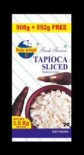 Frozen Tapioca Sliced Daily Delight 908gm + 592gm Offer Pack (Only click & Collect)
