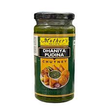 Dhania Pudina Chutney (Coriander Mint Chutney) Mothers 260gm