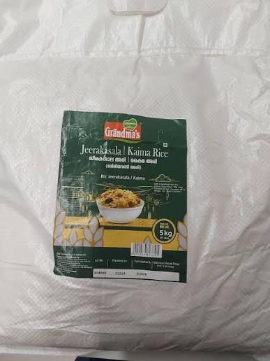 Jeerakasala Rice Grandmas 5kg