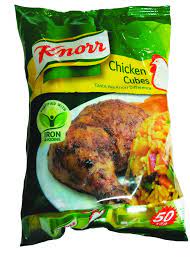 Chicken Cubes Nigerian Knorr 50 x 8gm