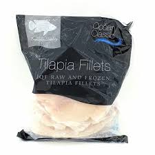 Frozen Tilapia Fillets Ocean Classic 1kg (Only for Blanch, Lucan, Meath, Maynooth & Kilcock)