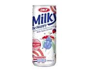 Strawberry Drink Milky Be Happy OKF 250ml