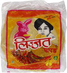 Papad Plain Lijjat 200gm
