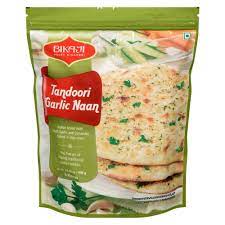 Frozen Tandoori Garlic Naan Bikaji 1.2kg (Only Click & Collect)
