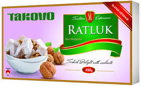Turkish Delight With Walnut Takovo 450gm