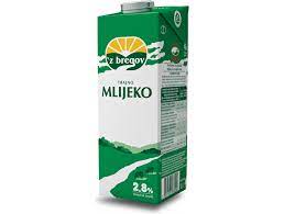 UHT Milk 2.8% Vindija 1L (Only for Blanch, Lucan, Meath, Maynooth & Kilcock)