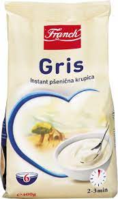Instant Wheat Semolina Gris Franck 400gm