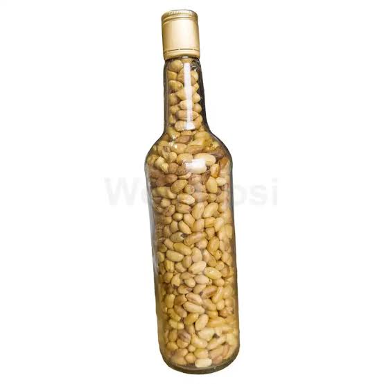 Peanut Glass Bottle Wosi Wosi 500gm