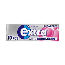 Extra White Bubblemint Wrigleys 14gm