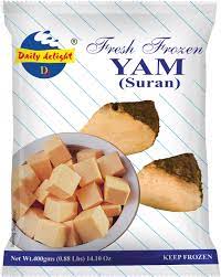 Frozen Yam Suran Daily Delight 400gm (Only Click & Collect)