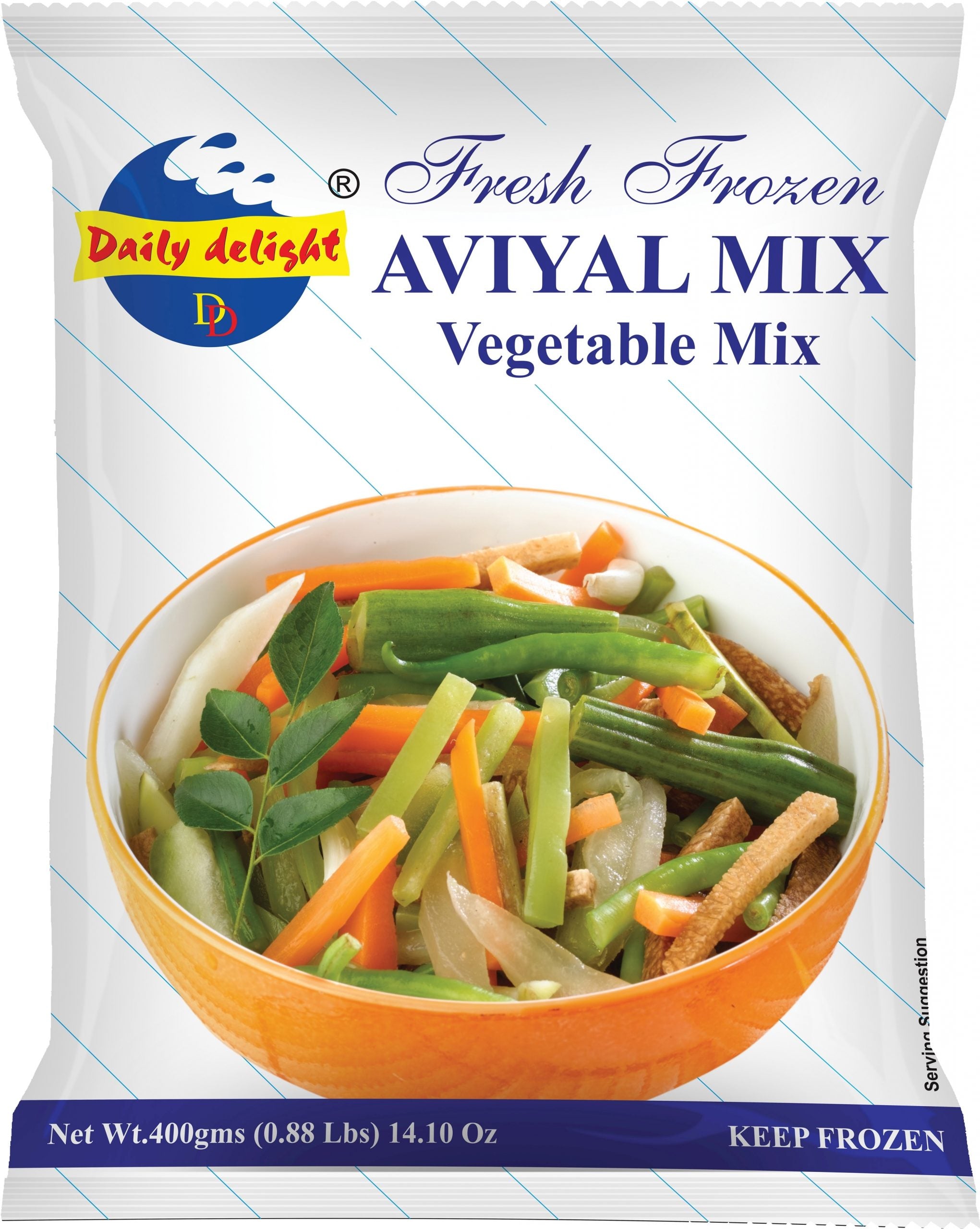 Frozen Avial Mix Daily Delight 400g( Only Click & Collect)