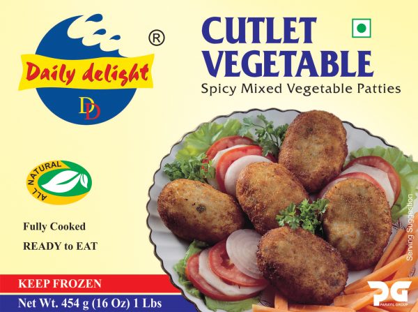 Frozen Veg Cutlet daily Delight 350g ( Only Click & Collect)