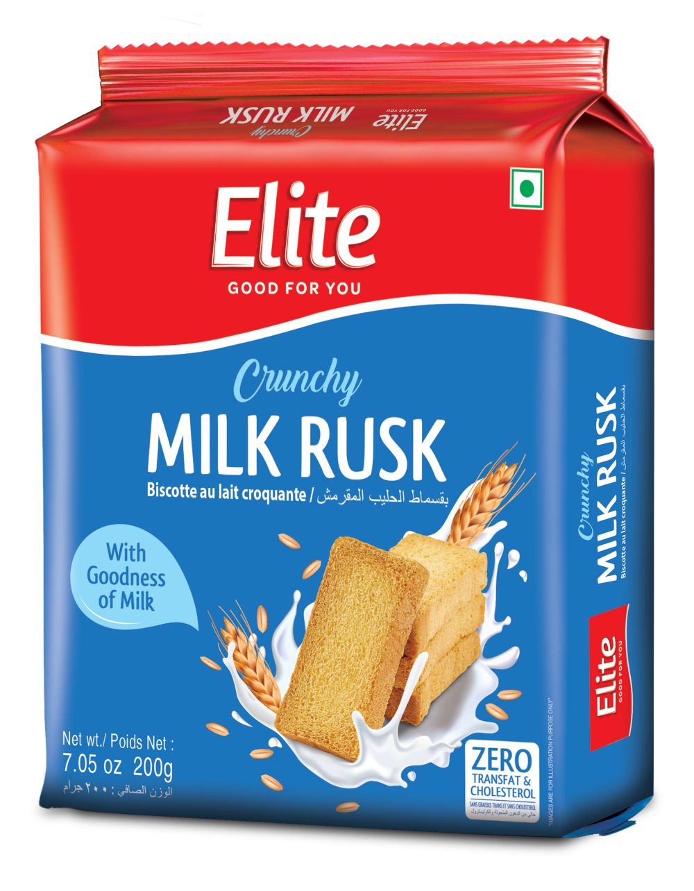 Milk Rusk Elite 480g