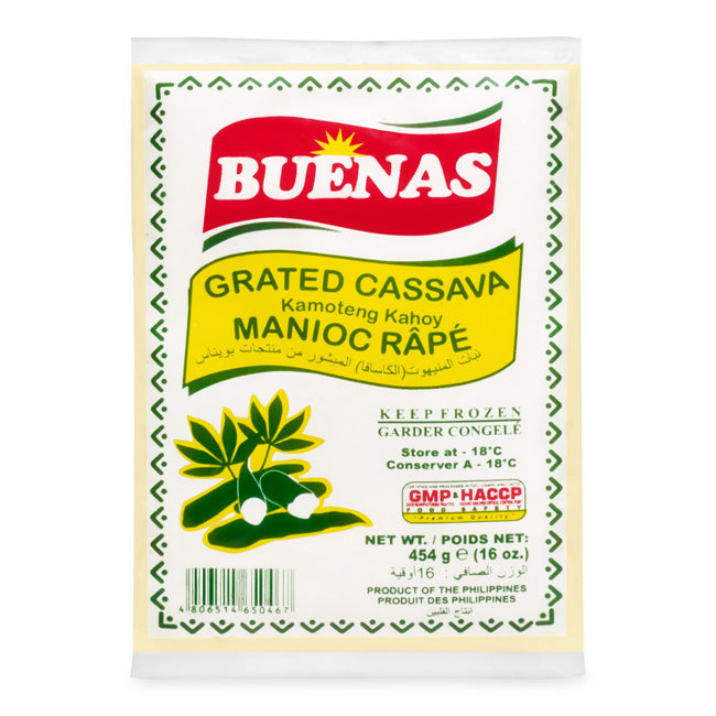 Frozen Grated Cassava Buenas 454g ( Click & Collect Only)
