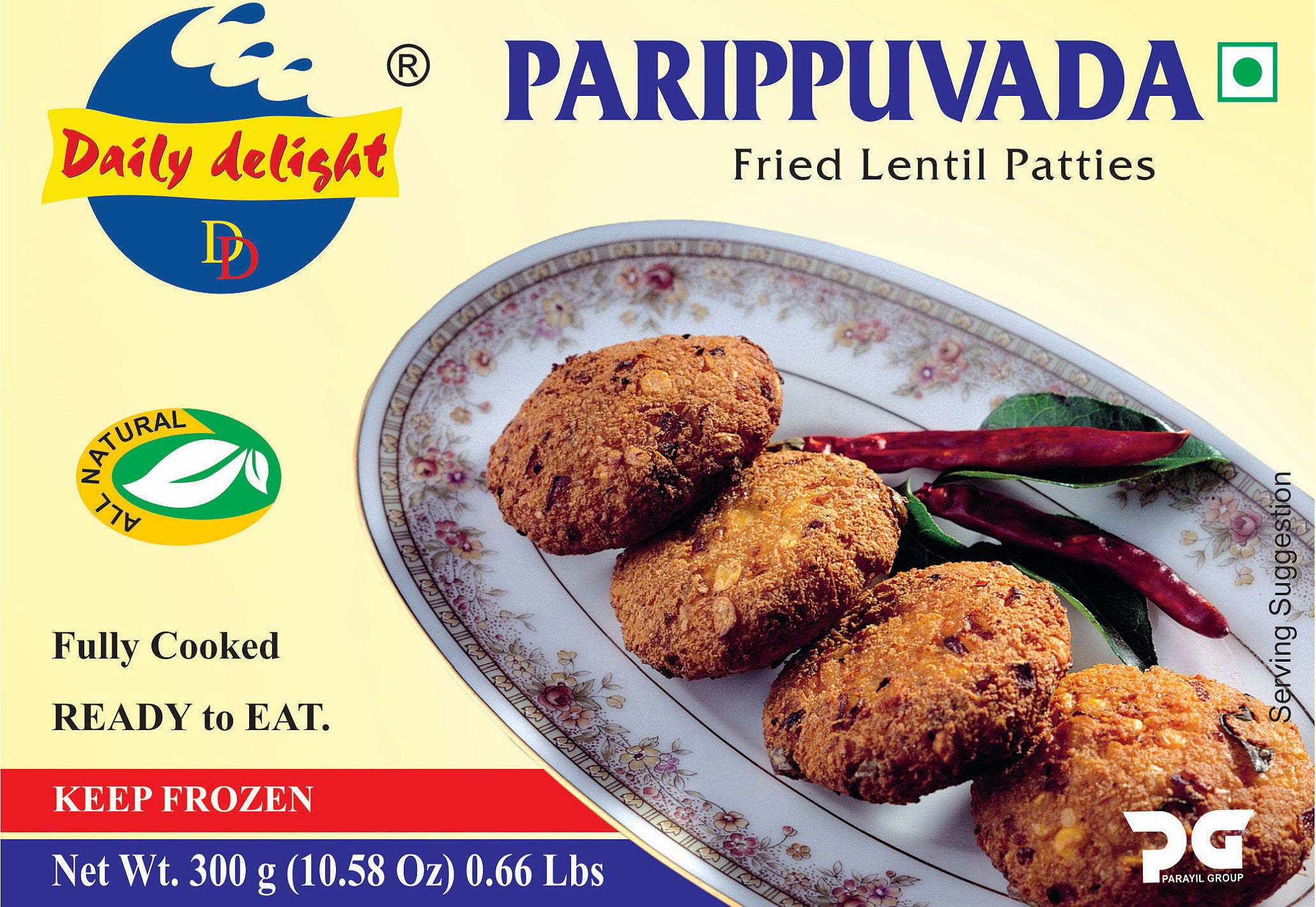 Parippuvada Daily Delight 300g (Only Click & Collect)