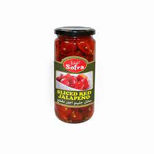 Jalapeno Slices Red Sofra 480g