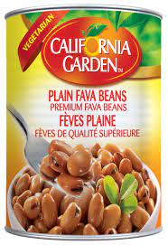 Fava Beans Plain California Gardens 400g