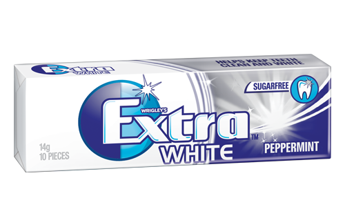 Extra White Peppermint Wrigleys 14g