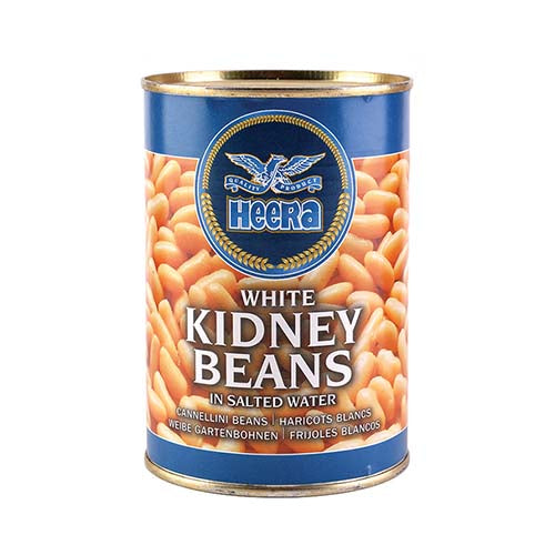 White Kidney Beans Tin Heera 400g