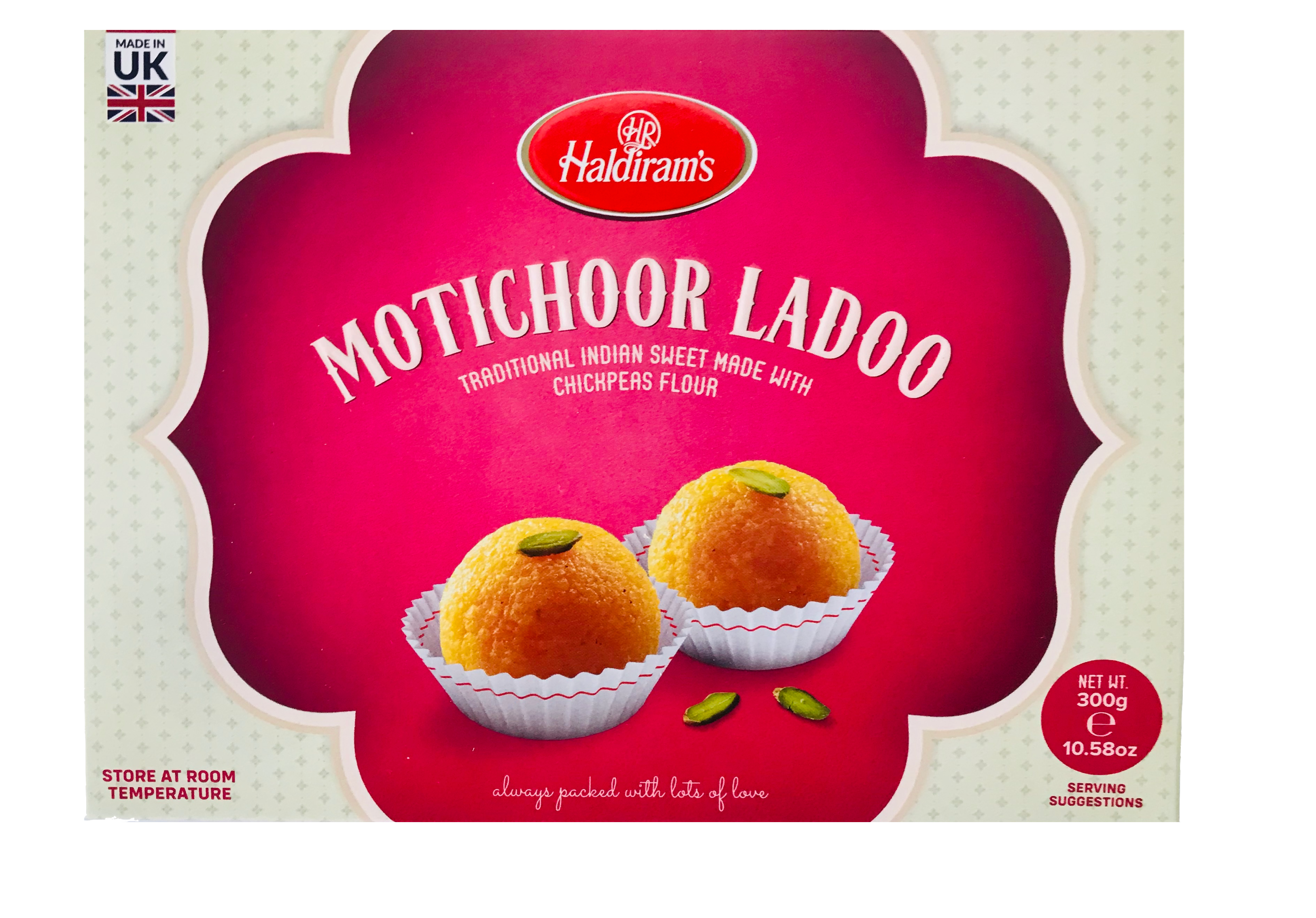 Motichoor Ladoo Haldiram's 300gm (Only Click & Collect)