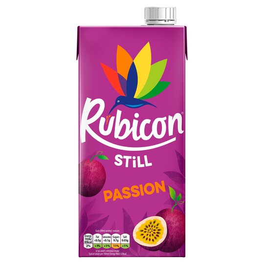 Passion Fruit Juice Rubicon 1L x 12 Pack