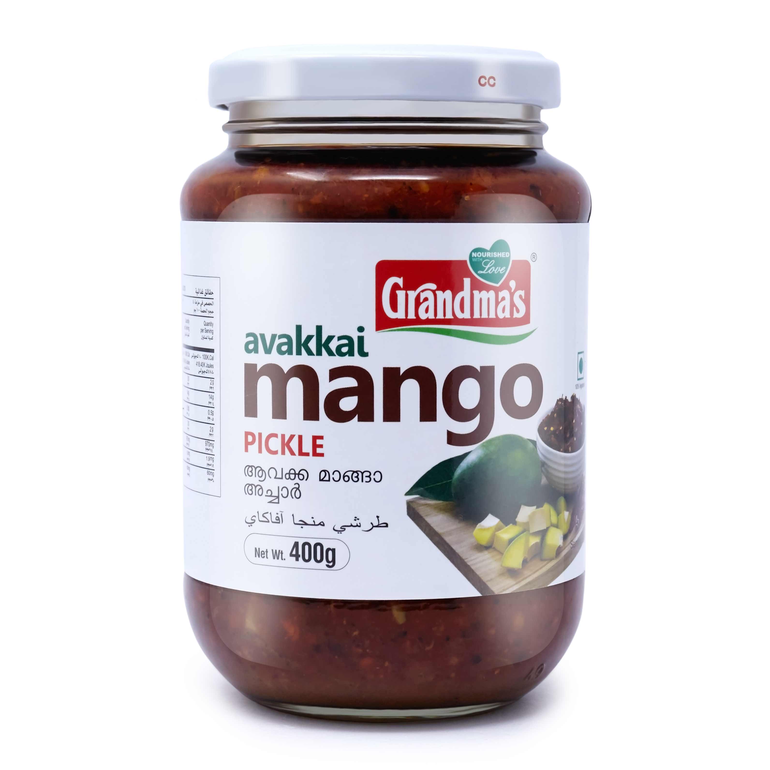 Avakkai Pickle Grandmas 400gm Buy 1 Get 1Free
