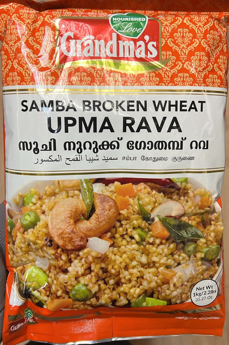Samba Broken Wheat Upma Rava Grandmas 1kg