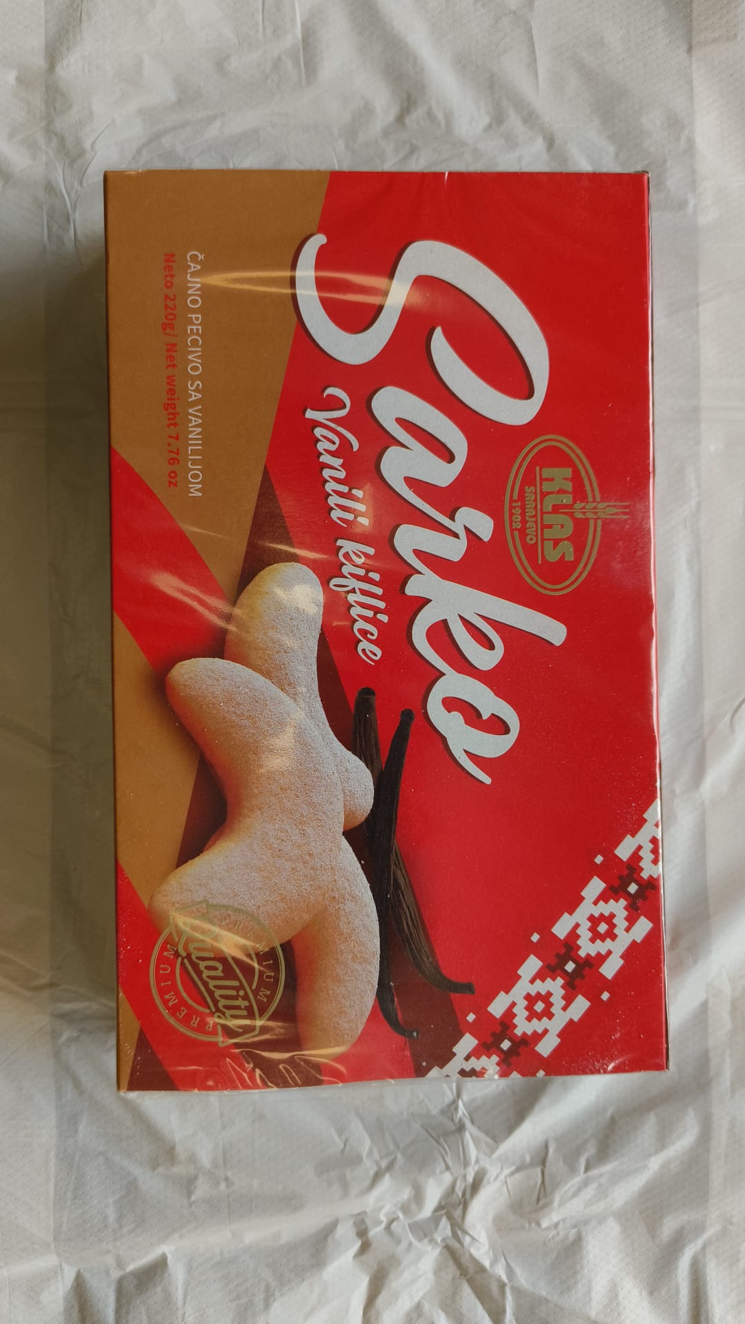 Vanilla Cookies (Vanilla Kiflice) Klas 220g