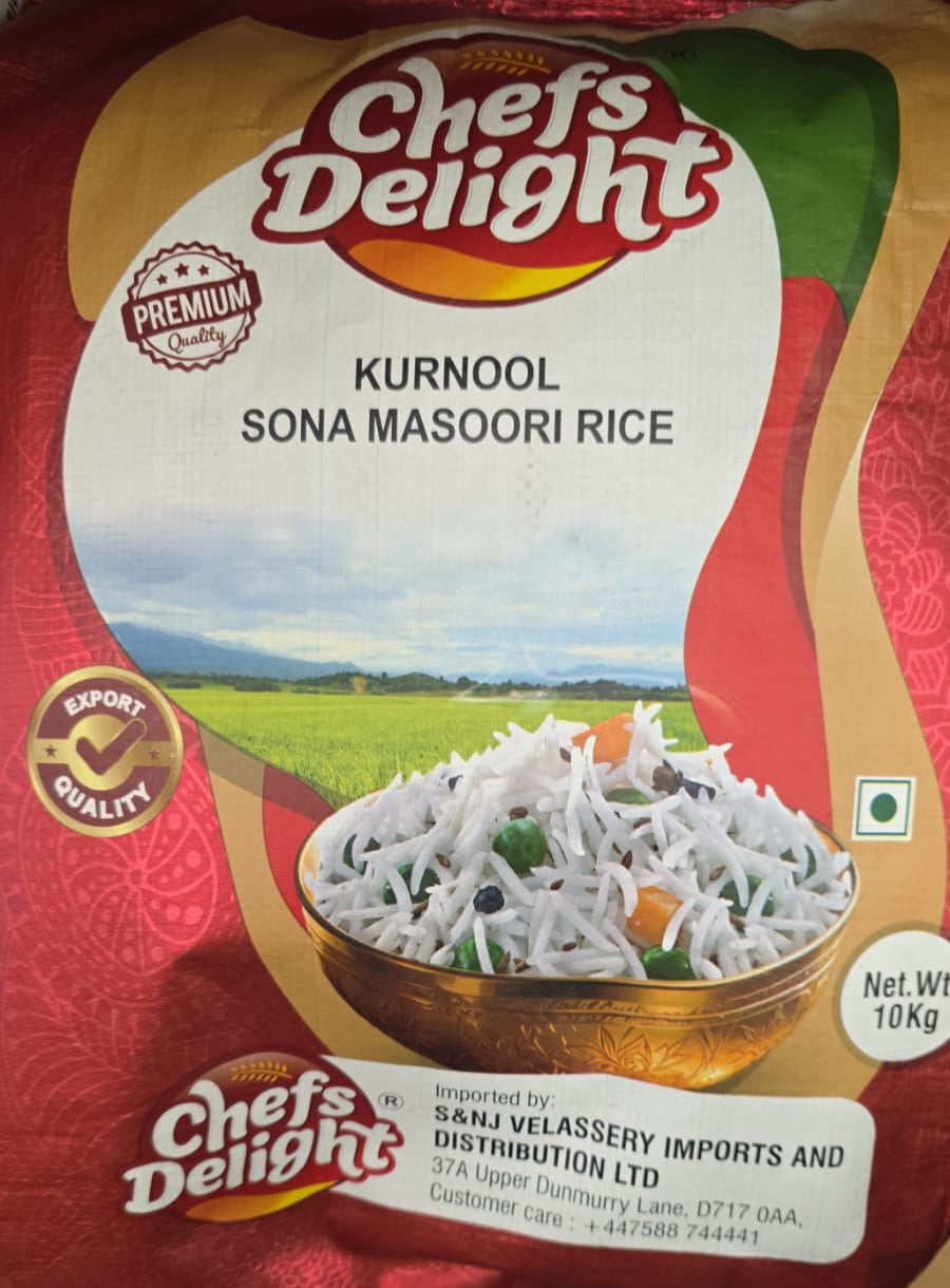 Sona Masoori Rice Chefs Delight 10kg