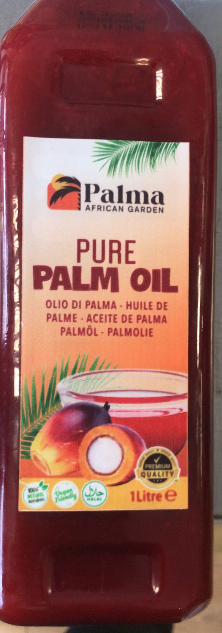 Natural Red Palm Oil Palma 1L