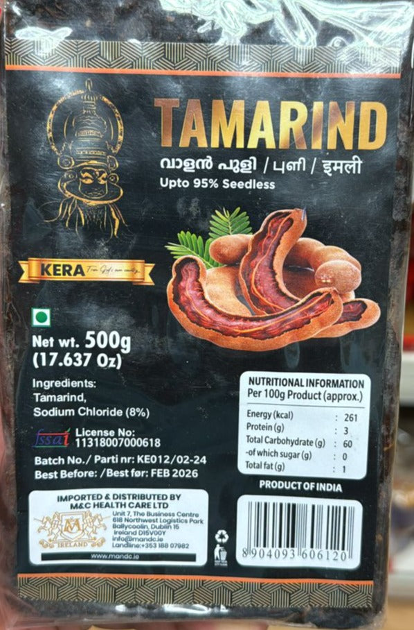 Tamarind Bar (Valanpuli) Kera 500gm