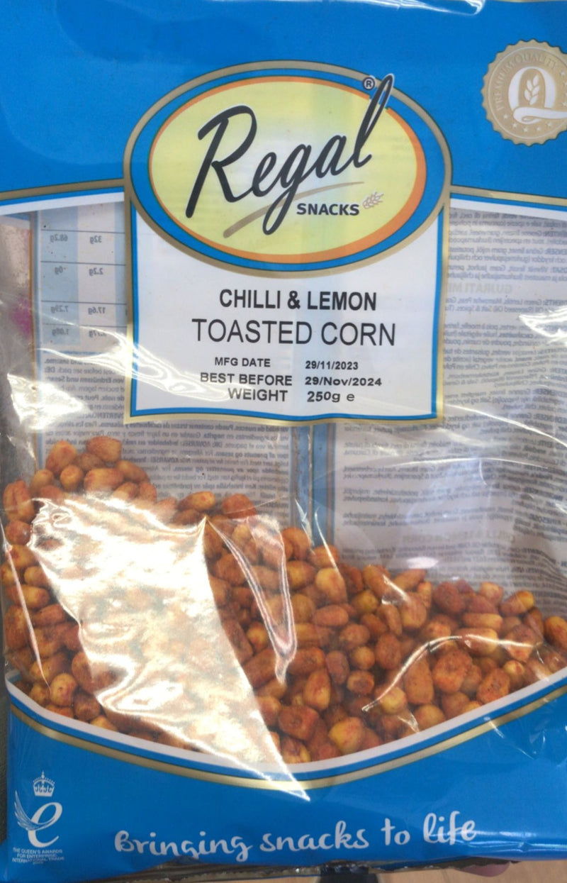 Toasted Corn Chilli and Lemon Regal