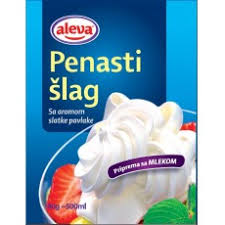 Whipped Cream Vanilla Aleva 40gm