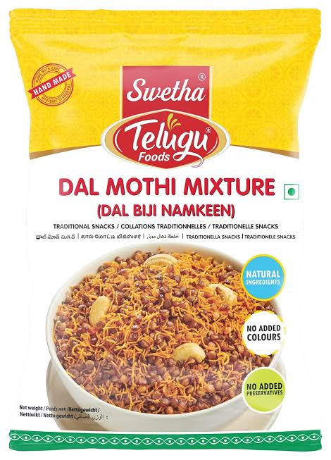 Dal Moth Mixture Telugu Foods 170gm