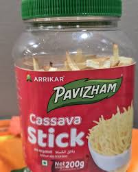 Cassava Sticks Spicy Jar Pavizham 200gm