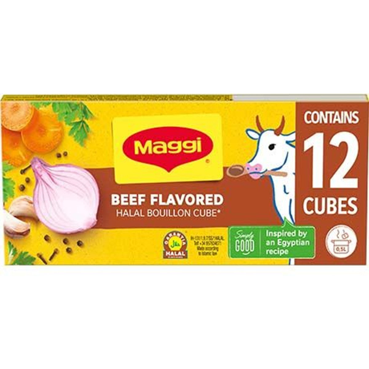 Beef Tab Bouillon Maggi 12x9gm