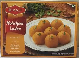 Frozen Motichoor Ladoo Bikaji 340gm (Only for Blanch, Lucan, Meath, Maynooth & Kilcock)