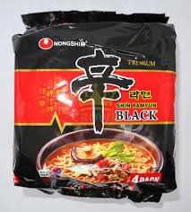 Shin Ramyun Noodles Black Nongshim 4x130gm