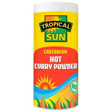 Caribbean Hot Curry Powder Tropical Sun 100gm