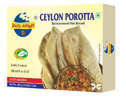 Frozen Ceylon Porotta Daily Delight 454gm (Only for Blanch, Lucan, Meath, Maynooth & Kilcock)