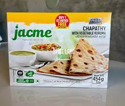 Frozen Chappathi With Veg Kuruma Jacme 454gm (Only for Blanch, Lucan, Meath, Maynooth & Kilcock)