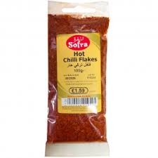Hot Chilli Flakes Sofra 100gm