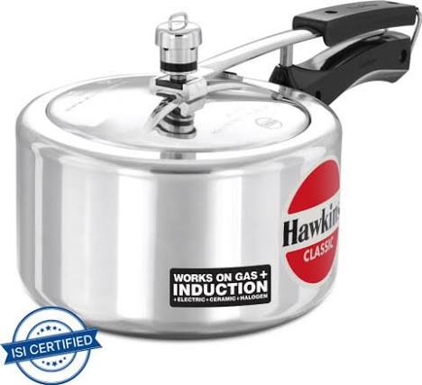Classic Induction Based Pressure Cooker Hawkins 3L Wide