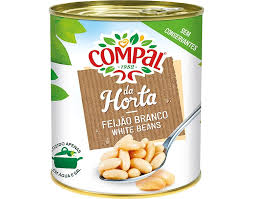 Compal Branco Lata GR Feijao 845gm