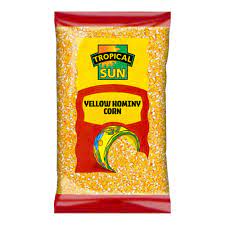 Yellow Hominy Corn Tropical Sun 500gm