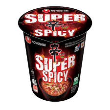 Shin Red Super Spicy Cup Noodles Nongshim 68gm