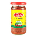 Cut Mango Pickle w Garlic Telugu Foods 300gm B1G1