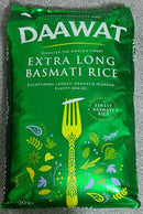 Extra Long Basmati Rice Daawat 20kg (Only 1Bag Per Order) (Delivery Charges Apply)