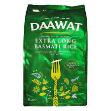 Basmati Rice Extra Long Daawat 5kg